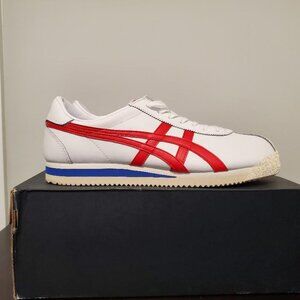 Onitsuka Tiger Corsair white w/ Red and Blue strip sz 10